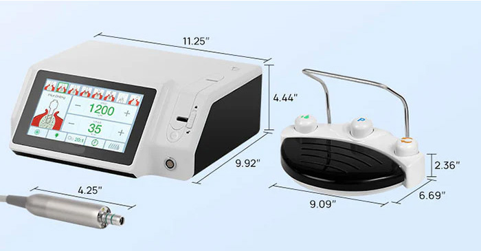 YAHOPE IMPLANT Surg Dental Implant Machine Brushless Surgical Motor with 20:1 LED Contra-angle